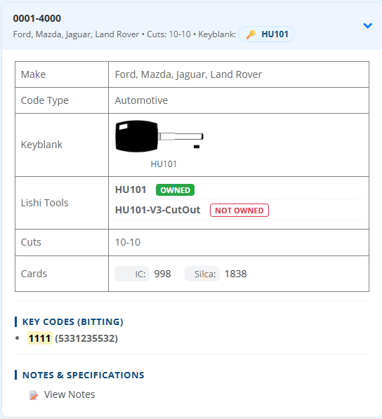 Lishi Tool Integration Example